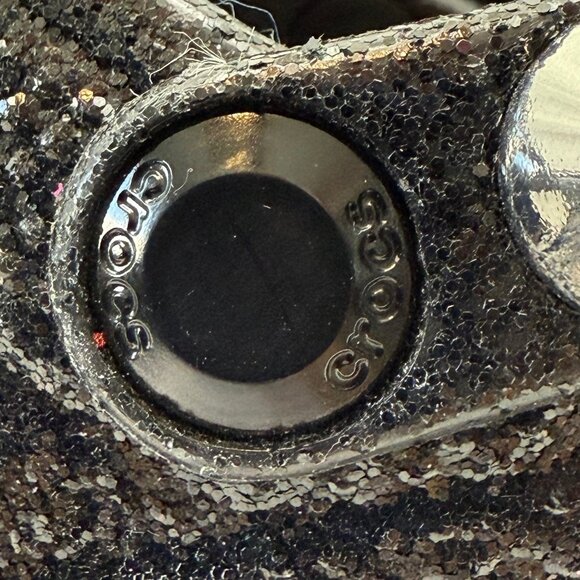 Crocs Platform Sandals Spikes Black w/Spike & Other Croc Charms - Picture 7 of 10